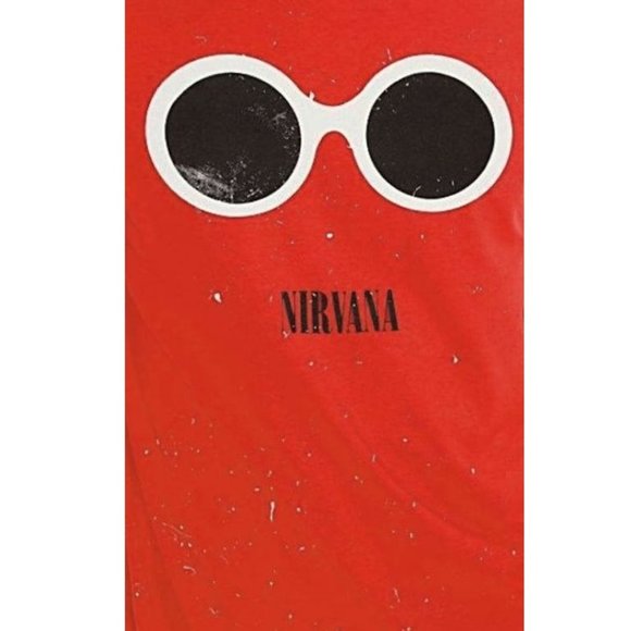 Nirvana Glasses Logo grunge punk rock Official T-shirt 3XL NWT - Picture 2 of 2